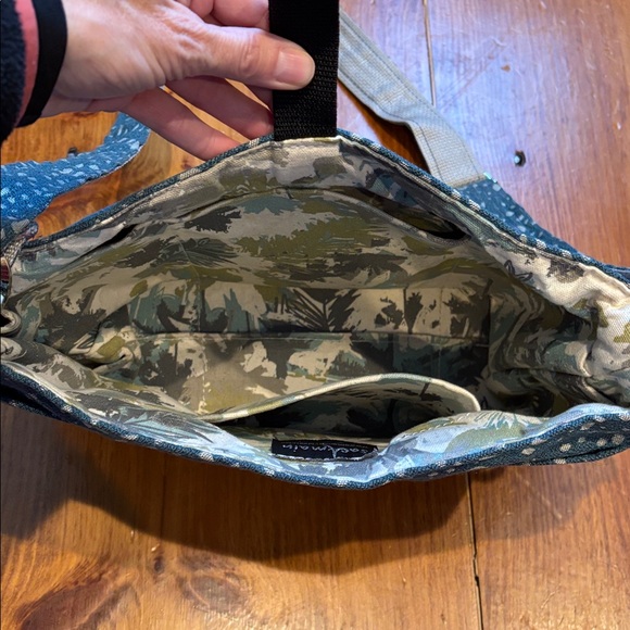 SACAMAIN Sac A Main Art Brocade Pocketbook Purse Designer Fabric Pockets Galore - Picture 3 of 11